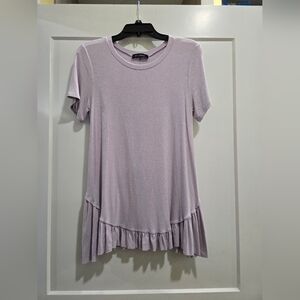 Rae Mode Lavender Dress, 26" Long, Ruffled,